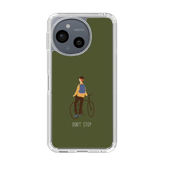 Slim Protection Case［ Dont stop - Green ］