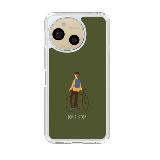 Slim Protection Case［ Dont stop - Green ］