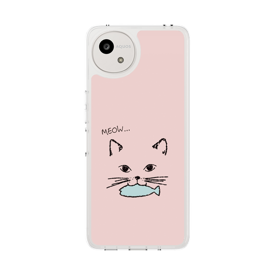 Slim Protection Case［ Very Greedy Cat - Pink ］