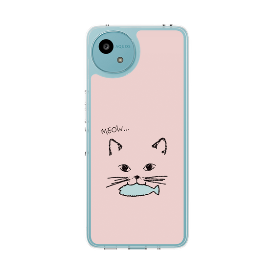 Slim Protection Case［ Very Greedy Cat - Pink ］