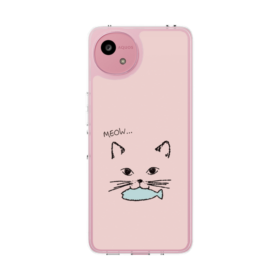 Slim Protection Case［ Very Greedy Cat - Pink ］