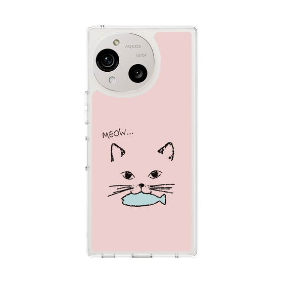 Slim Protection Case［ Very Greedy Cat - Pink ］