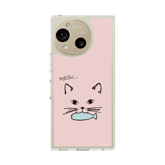Slim Protection Case［ Very Greedy Cat - Pink ］