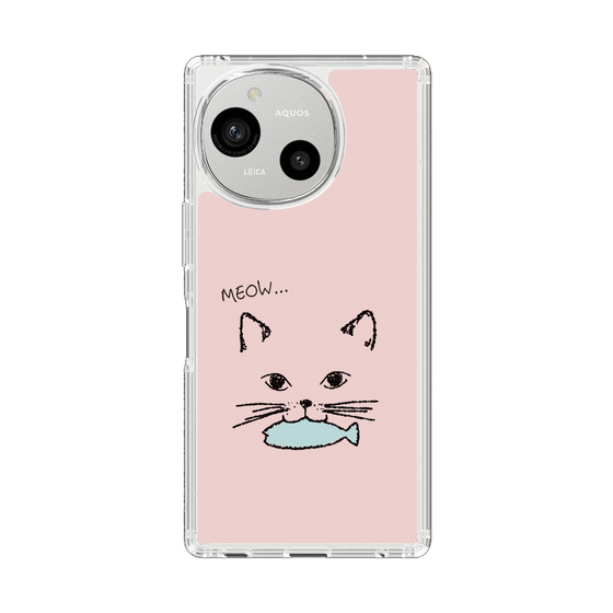 Slim Protection Case［ Very Greedy Cat - Pink ］