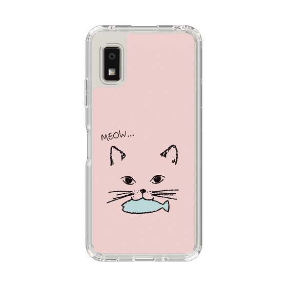 Slim Protection Case［ Very Greedy Cat - Pink ］