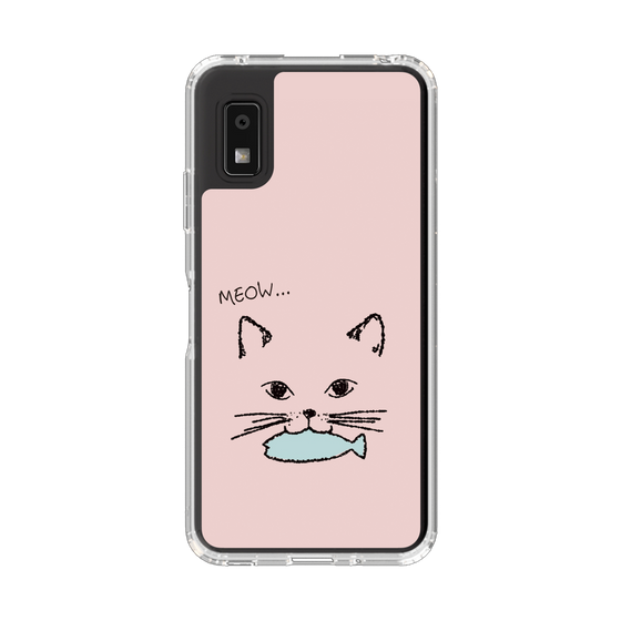 Slim Protection Case［ Very Greedy Cat - Pink ］