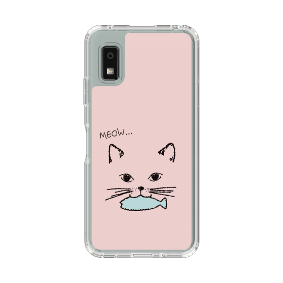 Slim Protection Case［ Very Greedy Cat - Pink ］
