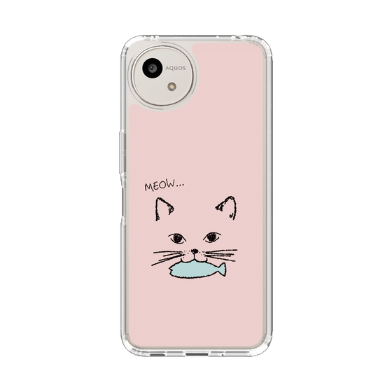 Slim Protection Case［ Very Greedy Cat - Pink ］