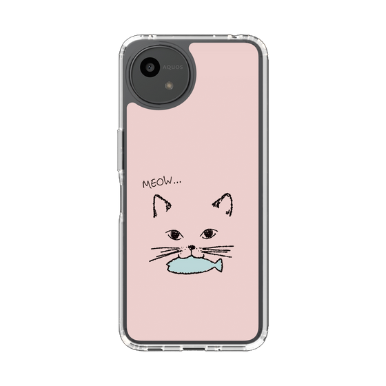 Slim Protection Case［ Very Greedy Cat - Pink ］