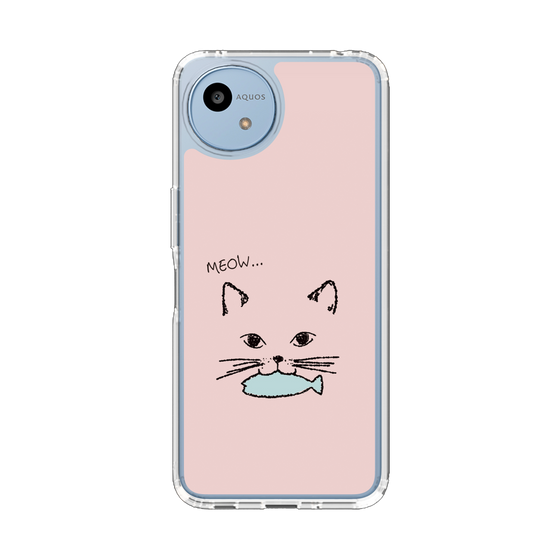 Slim Protection Case［ Very Greedy Cat - Pink ］