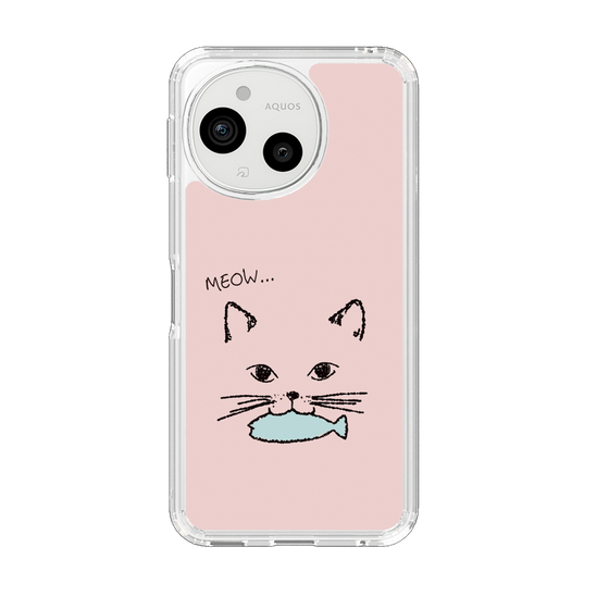 Slim Protection Case［ Very Greedy Cat - Pink ］