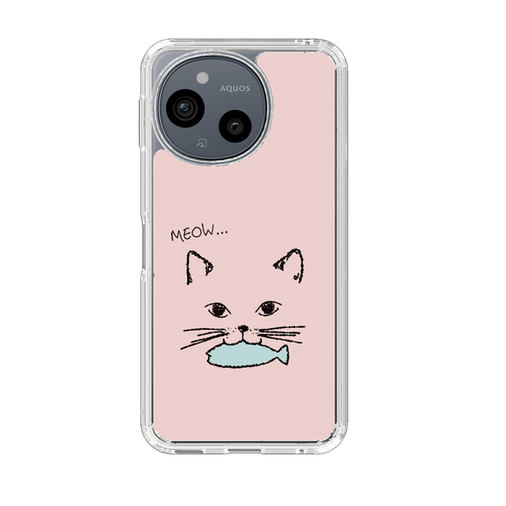 Slim Protection Case［ Very Greedy Cat - Pink ］