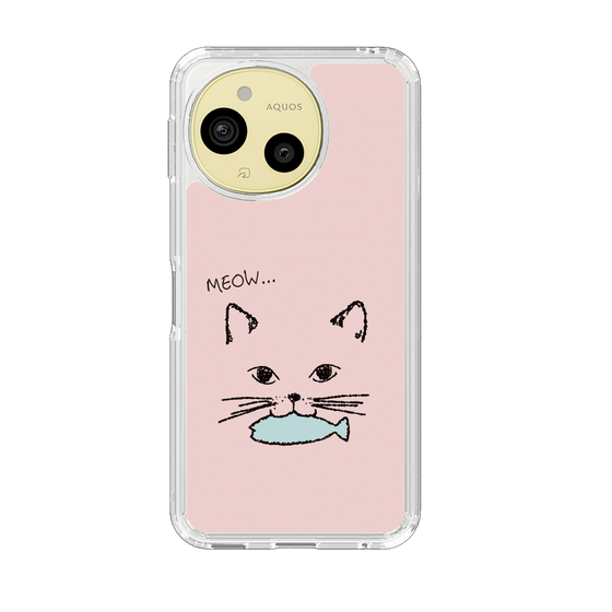 Slim Protection Case［ Very Greedy Cat - Pink ］