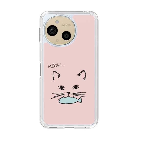 Slim Protection Case［ Very Greedy Cat - Pink ］