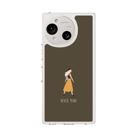 Slim Protection Case［ Never Mind - Brown ］