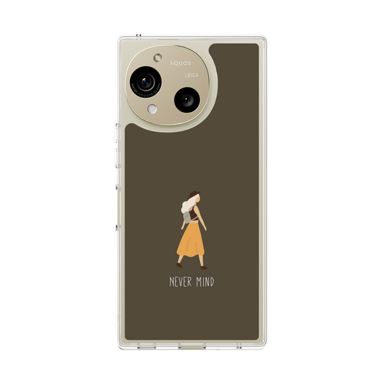 Slim Protection Case［ Never Mind - Brown ］