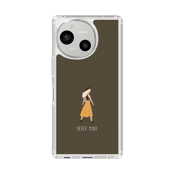 Slim Protection Case［ Never Mind - Brown ］