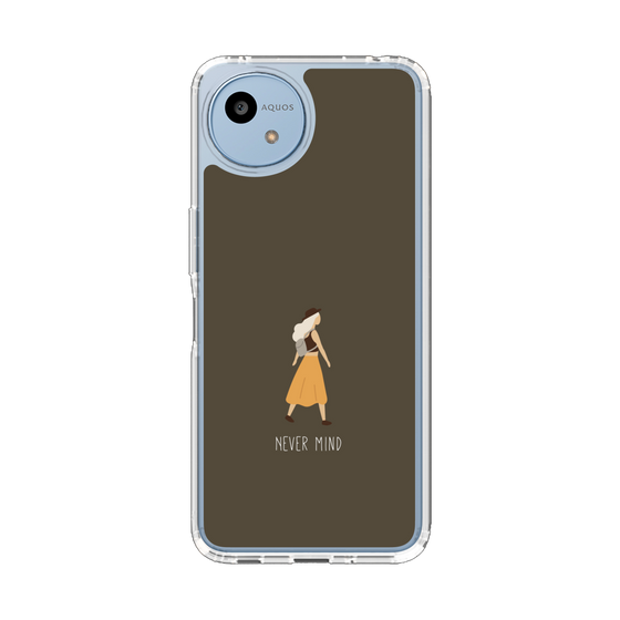 Slim Protection Case［ Never Mind - Brown ］