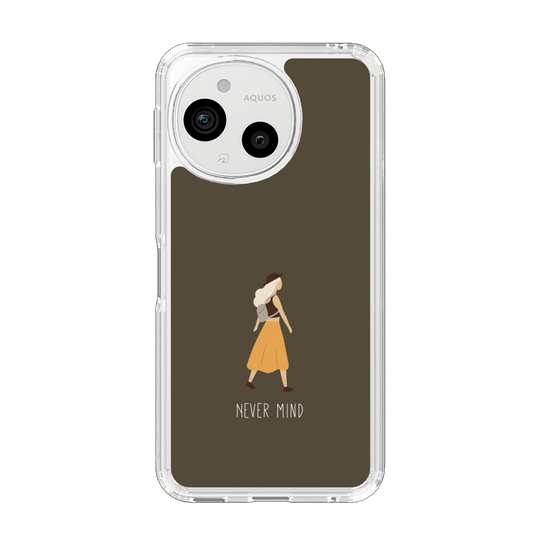 Slim Protection Case［ Never Mind - Brown ］