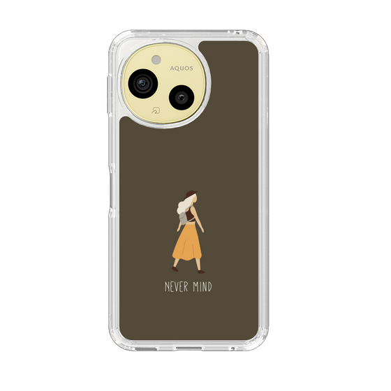 Slim Protection Case［ Never Mind - Brown ］