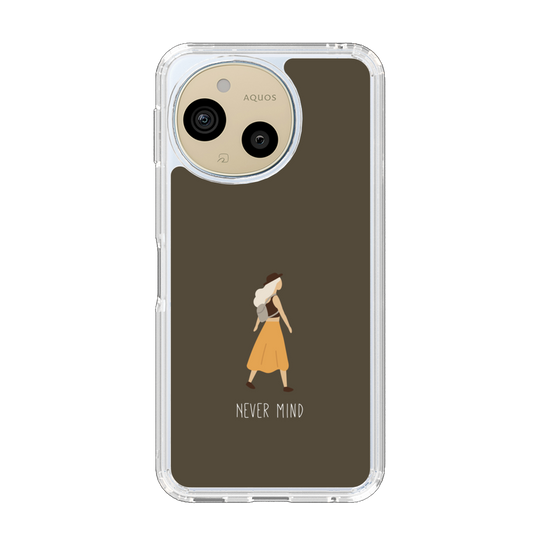 Slim Protection Case［ Never Mind - Brown ］