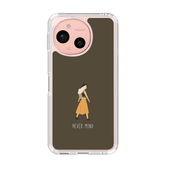 Slim Protection Case［ Never Mind - Brown ］