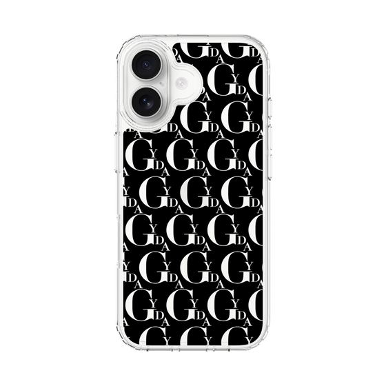 Slim Protection Case［ GYDA - Monogram - Black ］