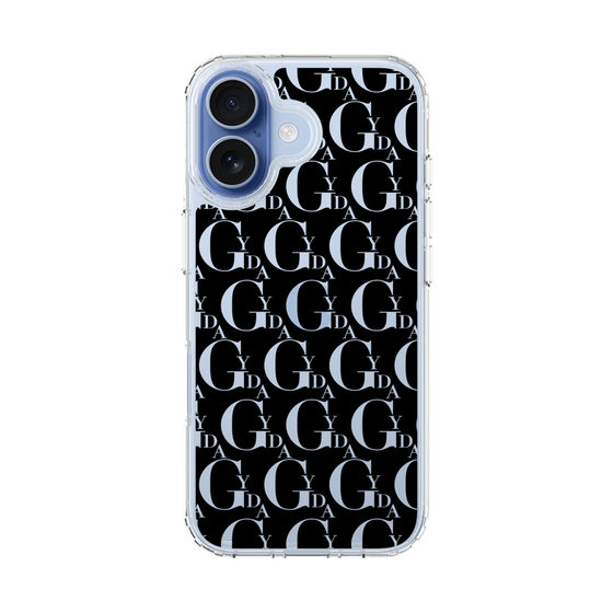 Slim Protection Case［ GYDA - Monogram - Black ］