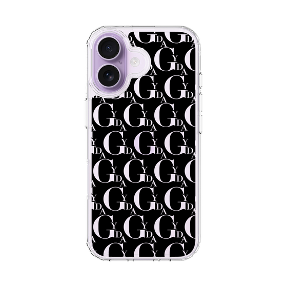 Slim Protection Case［ GYDA - Monogram - Black ］