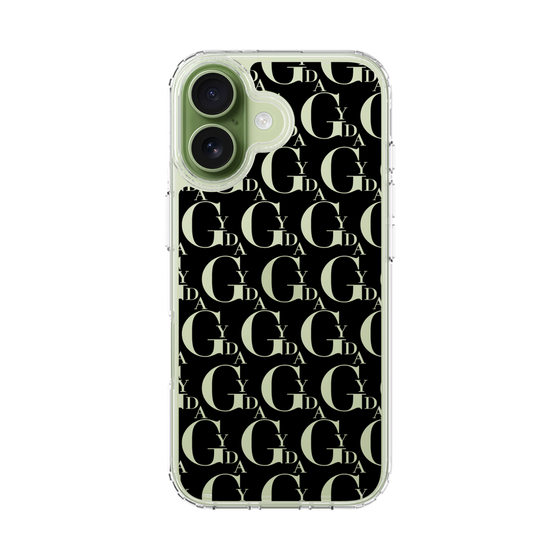 Slim Protection Case［ GYDA - Monogram - Black ］