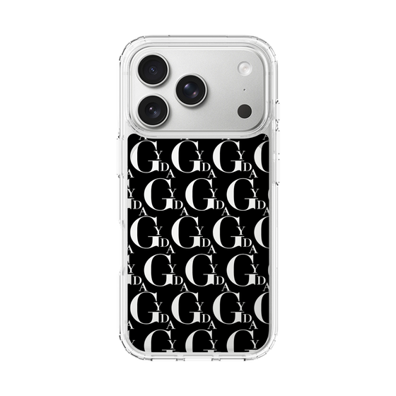 Slim Protection Case［ GYDA - Monogram - Black ］