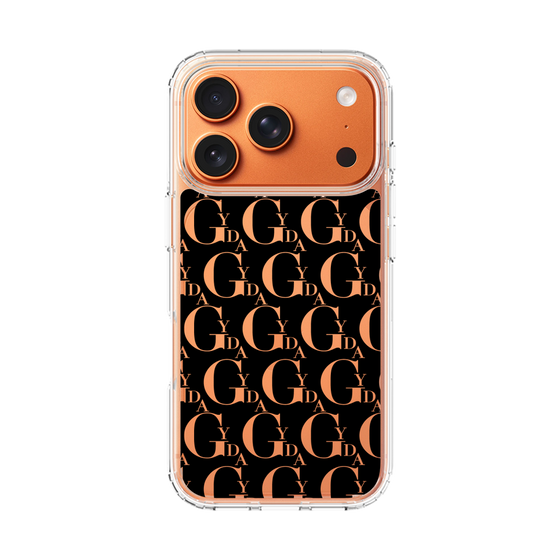 Slim Protection Case［ GYDA - Monogram - Black ］
