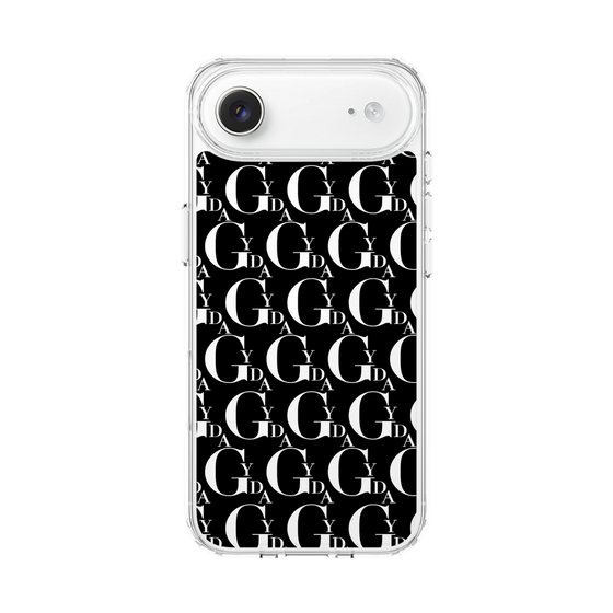 Slim Protection Case［ GYDA - Monogram - Black ］