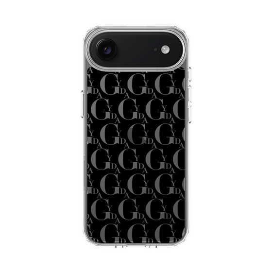 Slim Protection Case［ GYDA - Monogram - Black ］