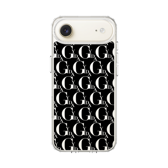 Slim Protection Case［ GYDA - Monogram - Black ］
