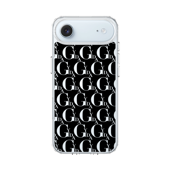 Slim Protection Case［ GYDA - Monogram - Black ］