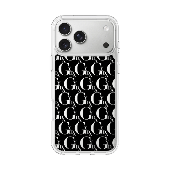 Slim Protection Case［ GYDA - Monogram - Black ］