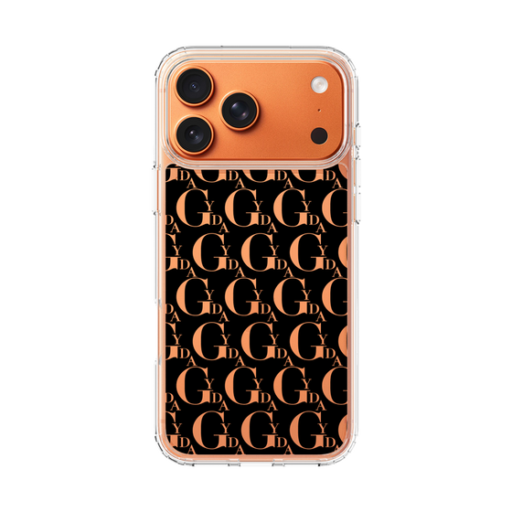 Slim Protection Case［ GYDA - Monogram - Black ］