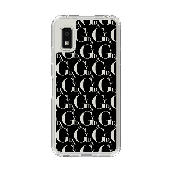 Slim Protection Case［ GYDA - Monogram - Black ］