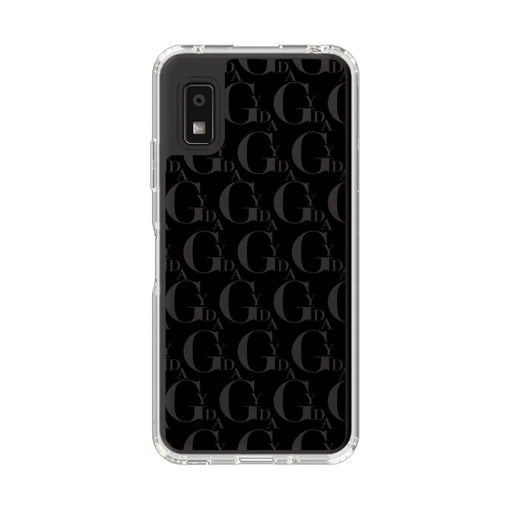 Slim Protection Case［ GYDA - Monogram - Black ］