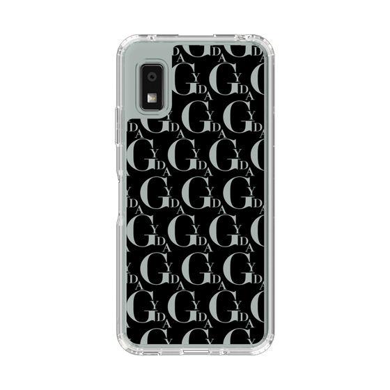 Slim Protection Case［ GYDA - Monogram - Black ］