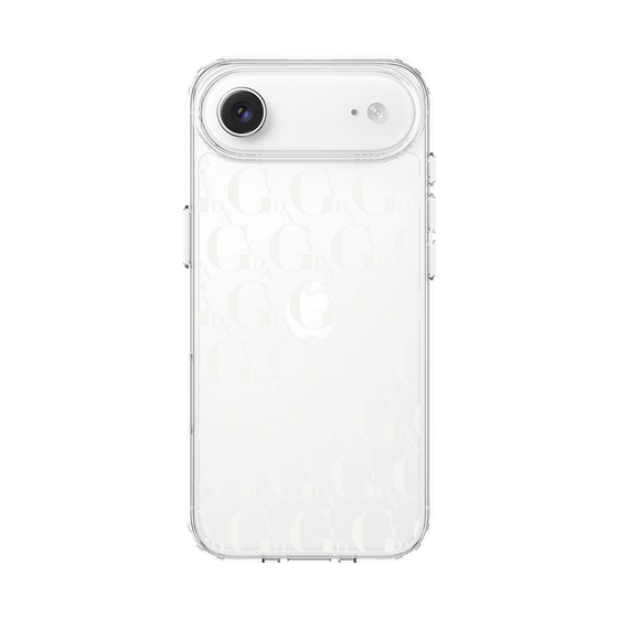 Slim Protection Case［ GYDA - Monogram - White ］