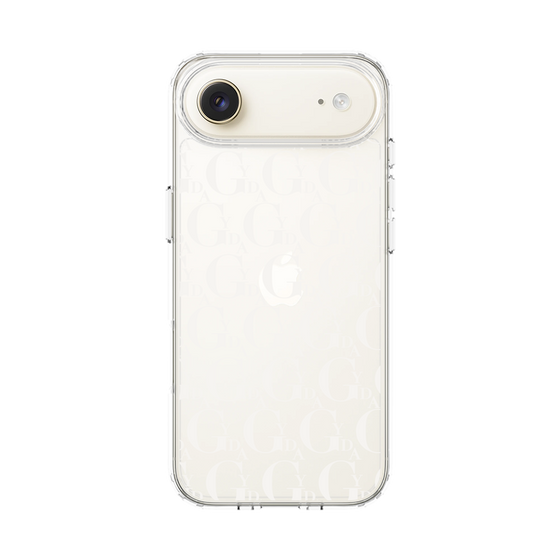 Slim Protection Case［ GYDA - Monogram - White ］