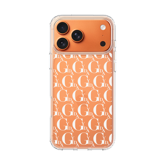 Slim Protection Case［ GYDA - Monogram - White ］