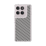 Slim Protection Case［ Small Stripe - Gray × Black ］