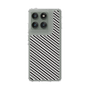 Slim Protection Case［ Small Stripe - Gray × Black ］