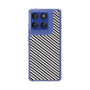 Slim Protection Case［ Small Stripe - Gray × Black ］