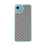 Slim Protection Case［ Small Stripe - Gray × Black ］