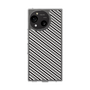 Slim Protection Case［ Small Stripe - Gray × Black ］