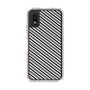 Slim Protection Case［ Small Stripe - Gray × Black ］